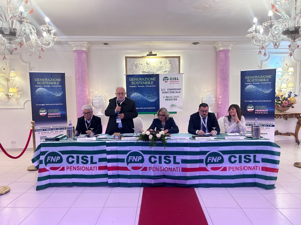 Giovanni Ammendolia ancora alla guida dei Pensionati Cisl.