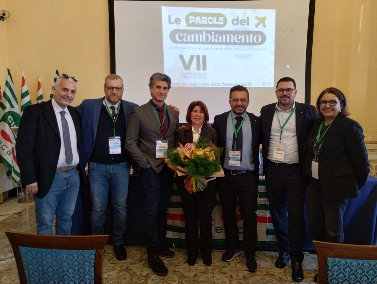 VII Congresso Femca Cisl, Francesco Donato confermato segretario generale. «Serve piano industriale complessivo per la zona industriale di Milazzo. Attenzione al percorso di Amam come gestore unico. Sicurezza è tema fondamentale».
