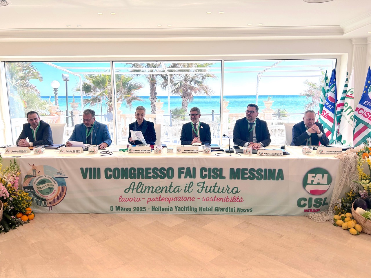 Sabina Barresi confermata segretaria generale della Fai Cisl Messina. «Comparto agroalimentare con grandi prospettive e può far crescere tutto il territorio ma è fondamentale l’infrastrutturazione viaria per creare ulteriori opportunità di sviluppo e lavoro».