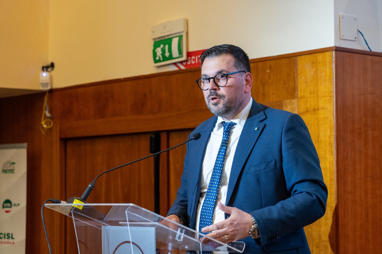 XX Congresso Cisl Messina, la relazione del segretario generale Antonino Alibrandi