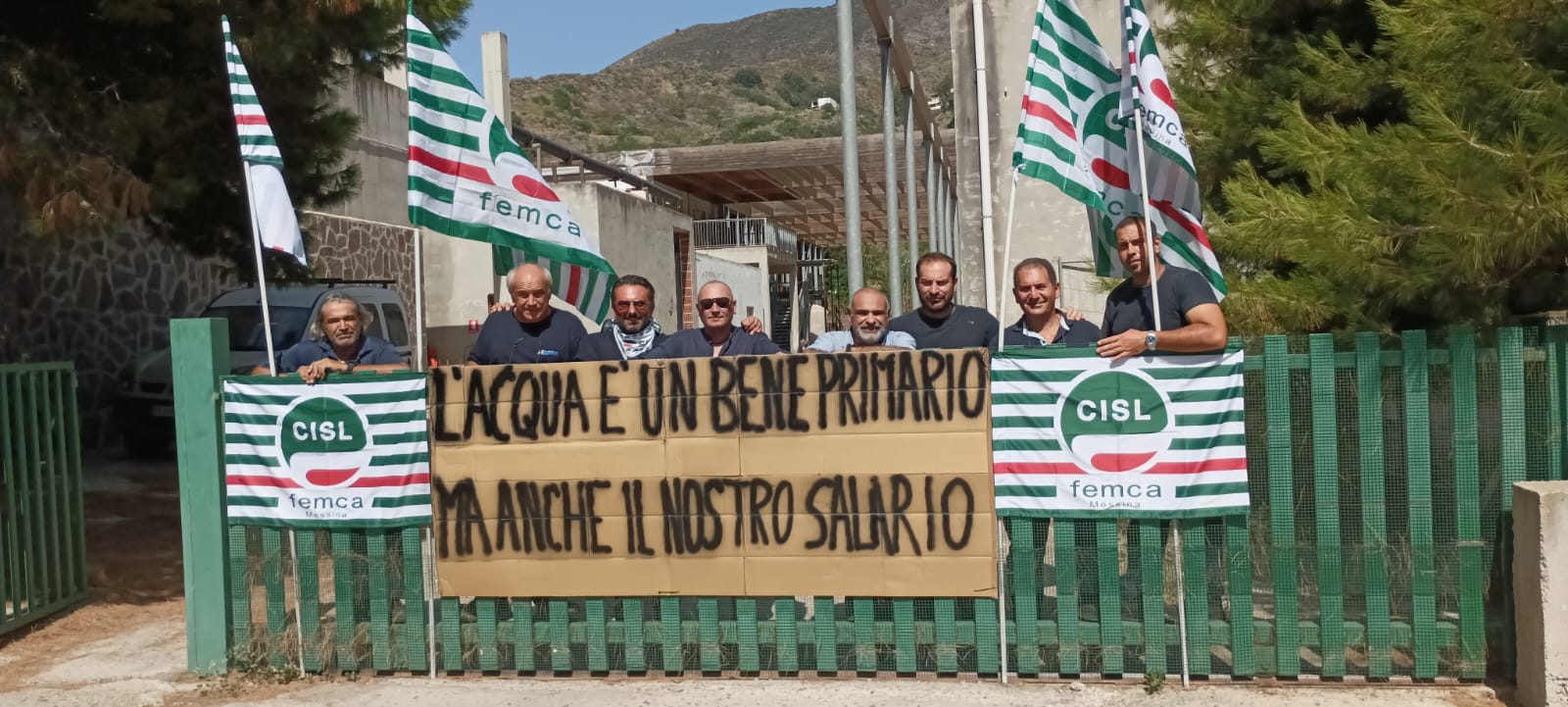 Dissalatore Lipari, 100% di adesione allo sciopero della Femca