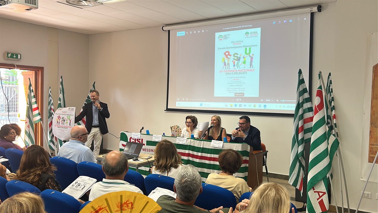 La Cisl Scuola di Messina ha celebrato la giornata RSU alla vigilia dell’anno scolastico